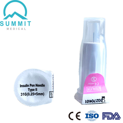 Insulina ritrattabile Pen Needle 31G 5mm di sicurezza con la chiusura del sistema a chiave per Max Protection