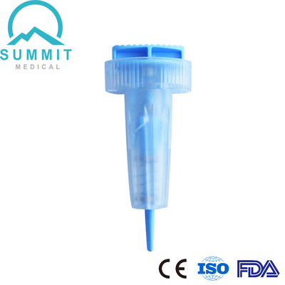 Lancetta sterile 28G 1.6mm del pulsante per le prove della glicemia
