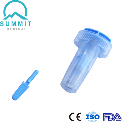 Lancetta sterile 28G 1.6mm del pulsante per le prove della glicemia