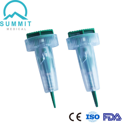 Lancetta 21G 1.8mm di sicurezza attivata bottone per il prelievo di sangue comodo