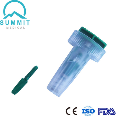 Lancetta 21G 1.8mm di sicurezza attivata bottone per il prelievo di sangue comodo