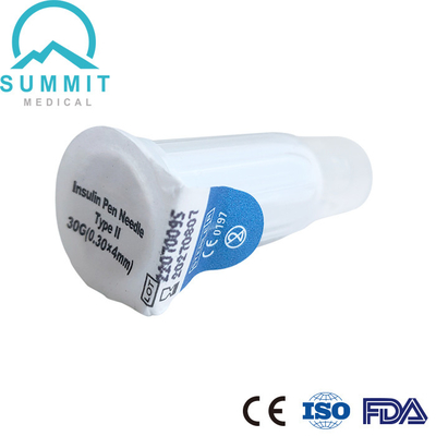 Safety Pen Needle 30G 4mm con tecnologia a parete sottile per iniezione di insulina