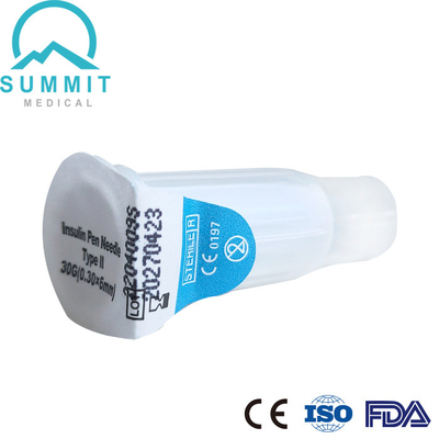 Punte di sicurezza per penna per insulina 30G 5 mm compatibili con la maggior parte degli iniettori a penna