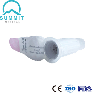 Sicurezza diabetica ultrasottile Pen Needle per le iniezioni comode, 31G 8mm, 100 pc