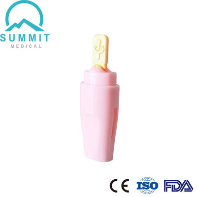 Gamma sterilizzato auto ritrattile Safety Lancet Aglio 21G 2.2mm Giallo