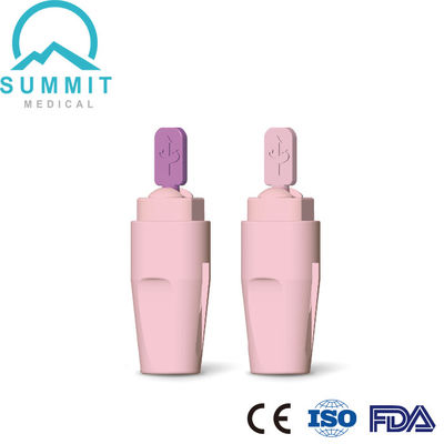 Lancetta di sicurezza clinica del sangue con ago retrattile automatico 28G/1.8mm 30G/1.5mm
