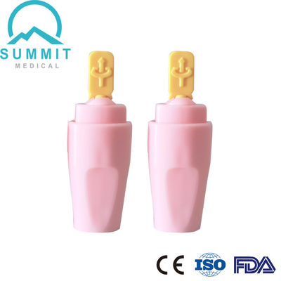 Lancet automatico sterile con ago retrattile completamente nascosto, 21G 2,2 mm