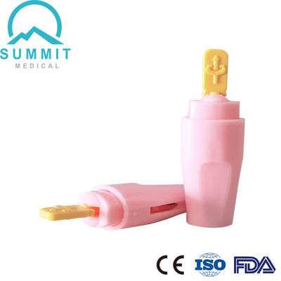 Lancet automatico sterile con ago retrattile completamente nascosto, 21G 2,2 mm