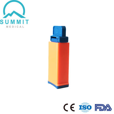 Dispositivo di lancio automatico di uso singolo di sicurezza Lancet di sangue 21G 2,2 mm Arancione