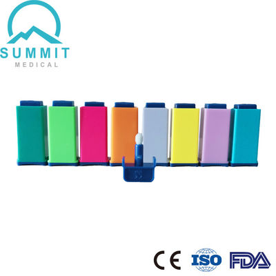 Lancetta di sicurezza del sangue con lama e ago 17G 18G 21G 23G 26G 28G 30G per POCT