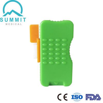 Lancet per neonati con lama a tallone 1,0 mm*2,5 mm, verde, 50 pezzi per confezione