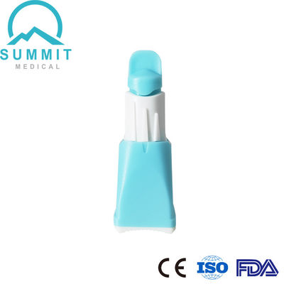 Lancette di sangue di sicurezza auto 23G con 3 profondità 1,3 mm, 1,8 mm, 2,3 mm