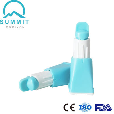 Lancette di sangue di sicurezza auto 23G con 3 profondità 1,3 mm, 1,8 mm, 2,3 mm