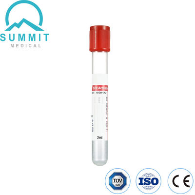Tubo per l'attivazione del coagulo a tappeto rosso, tipo vuoto, tubo PET, 13 mm*75 mm