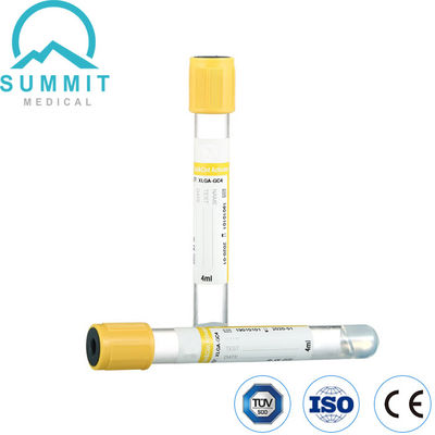 Gel giallo top e tubo attivatore del coagulo per la raccolta di sangue 4 ml