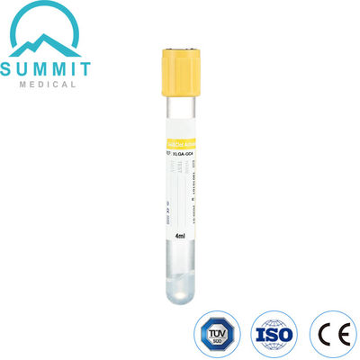 Gel giallo top e tubo attivatore del coagulo per la raccolta di sangue 4 ml