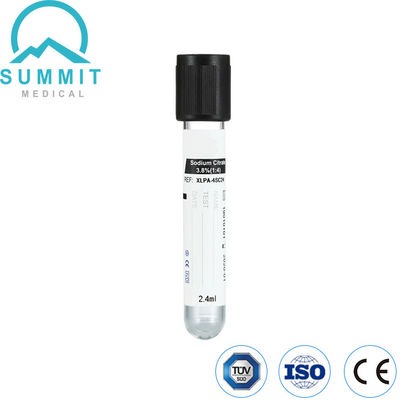 Tubo ESR con additivo di 3,8% di cirtrato di sodio (0,129 mol/l)