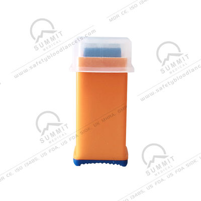 Ultra Sharp Safety Lancet Needle 21G con profondità di foratura 2,2 mm