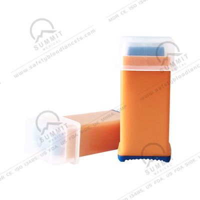 Ultra Sharp Safety Lancet Needle 21G con profondità di foratura 2,2 mm
