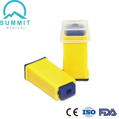 Lancetta sterile di sicurezza con un comando a mano, 26G 1.8mm, giallo, 100 pezzi