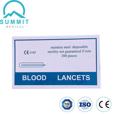 200 analisi del sangue diabetiche sterili della lancetta di sangue di torsione dei pc