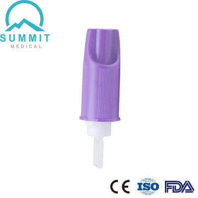 Dispositivo ritrattabile della lancetta di tocco morbido con la porpora di attivazione 30G 1.4mm di pressione