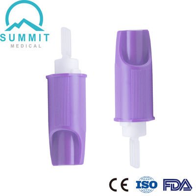 Dispositivo ritrattabile della lancetta di tocco morbido con la porpora di attivazione 30G 1.4mm di pressione