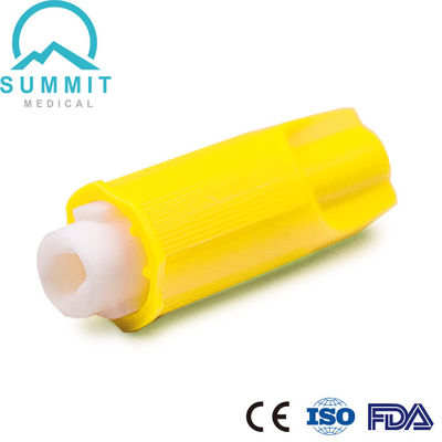Pezzi gialli sterili dell'ago 26G 1.6MM della lancetta di sicurezza della raccolta del sangue 100 per scatola