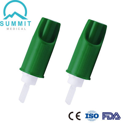 Lancette verdi di sicurezza dell'incisione del tallone di 21G 1.8mm per l'analisi del sangue pediatrica