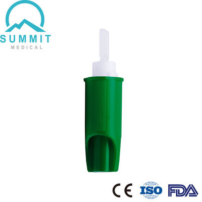 Lancette verdi di sicurezza dell'incisione del tallone di 21G 1.8mm per l'analisi del sangue pediatrica