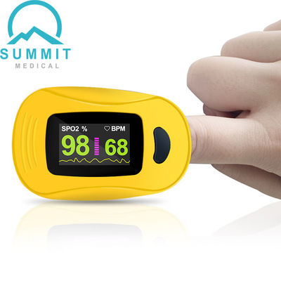 Colore doppio OLED di Digital della sommità del dito dell'ossimetro senza fili di impulso