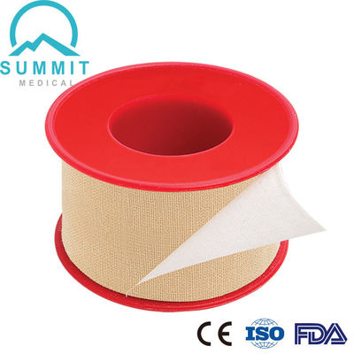 Microporo Tan Surgical Tape Plastic Spool del tessuto di cotone 50mm