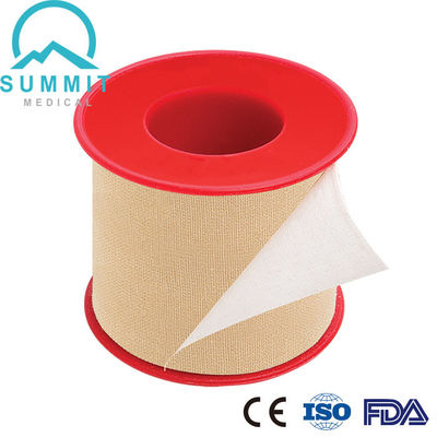 Microporo Tan Surgical Tape Plastic Spool del tessuto di cotone 50mm