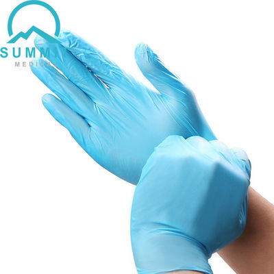 Guanti eliminabili medici dell'esame del nitrile blu 240mm