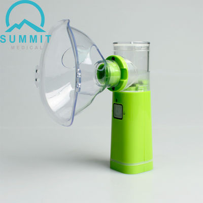 Uso domestico Mesh Nebulizers portatile, inalatore ultrasonico verde di asma del nebulizzatore
