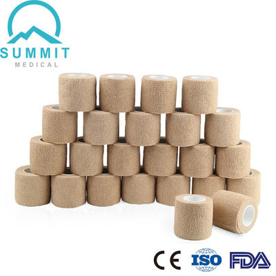 L'involucro 2 della fasciatura di Tan Color Nonwoven Self Adherent misura X in pollici 5 yarde