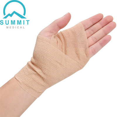4 pollici X 5 yarde autoadesivo non tessuto di Tan Elastic Cohesive Bandage