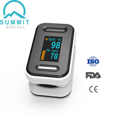 Bianco del nero di parametro di forma d'onda dell'ossimetro di impulso della punta delle dita di iso FDA del CE di TUV