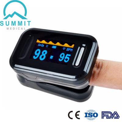 Monitor portatile di saturazione dell'ossigeno dell'ossimetro di impulso della punta delle dita di OLED Oximetry