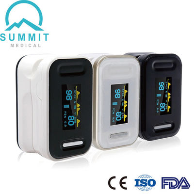 Monitor portatile di saturazione dell'ossigeno dell'ossimetro di impulso della punta delle dita di OLED Oximetry