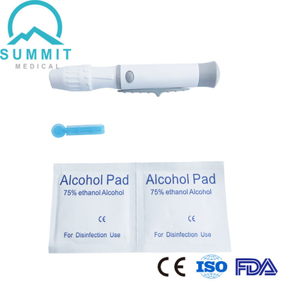Profondità di penetrazione medica di Pen Lancing Device With 6 della lancetta per uso diabetico