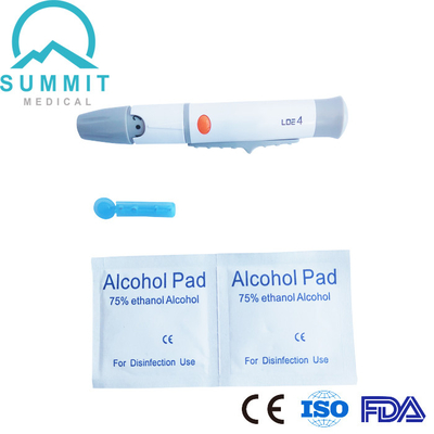 Tecnologia Painfree di Pen Adjustable Lancing Device With della lancetta di sangue di sicurezza
