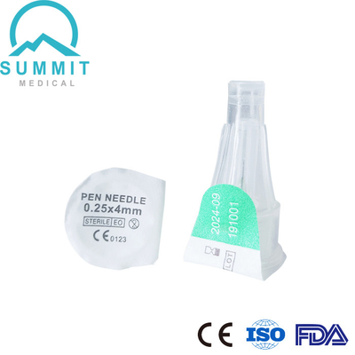 aghi di Pen Needles Disposable Insulin Injection dell'insulina 31G 0.25*4mm verdi