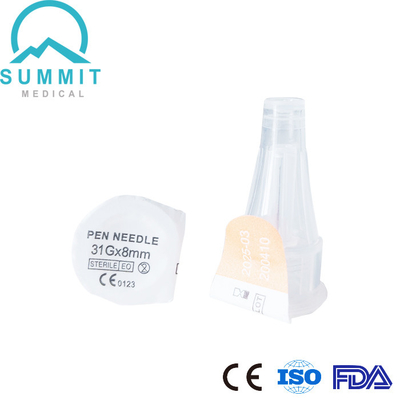La gamma ha sterilizzato l'insulina Pen Needles con la tecnologia sottile 31G 8mm della parete