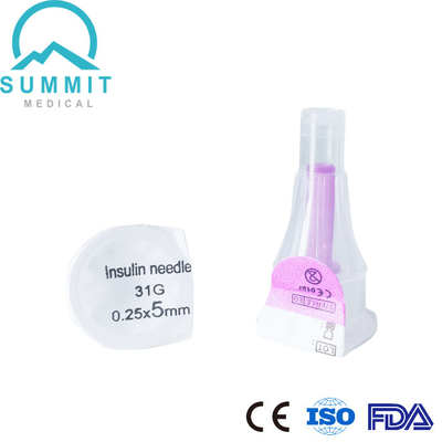 Aghi diabetici dell'insulina con Pen Needles ultrasottile per l'iniezione comoda 31G 5mm dell'insulina