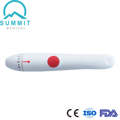 Lancetta di sangue automatica regolabile di 10 profondità Pen Finger Pricking Lancing Device