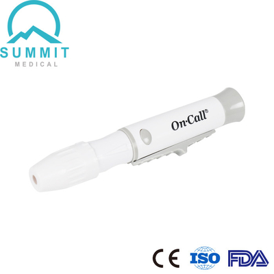 Sulla lancetta di sangue di chiamata Pen Lancing Device 6 regolazioni di profondità
