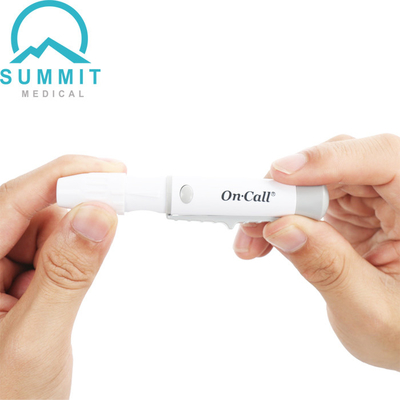 Sulla lancetta di sangue di chiamata Pen Lancing Device 6 regolazioni di profondità