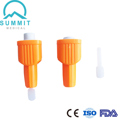 Lancette sterili di sicurezza con il calibro superiore di attivazione 28 del pulsante, profondità di 1.8mm